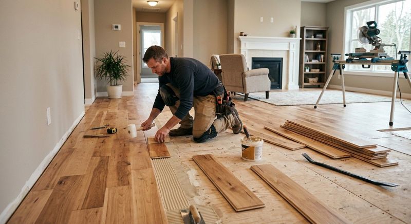 Engineered Wood Installation in Foxboro, MA