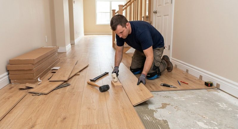 Laminate Floor Installation in Pembroke, MA