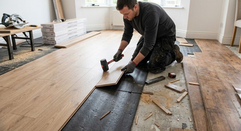 Laminate Floor Replacement in Norwell, MA