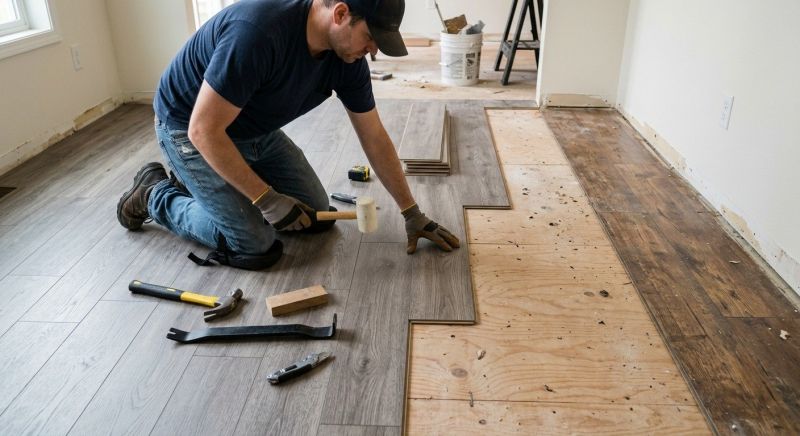 Laminate Floor Replacement in Rehoboth, MA