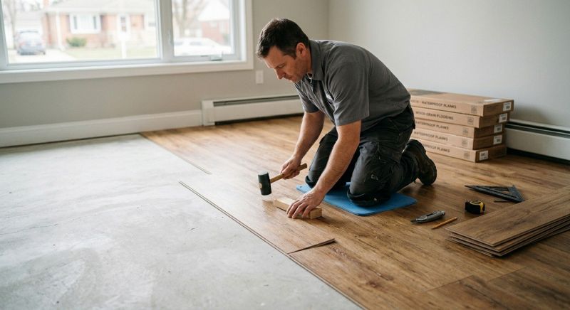 Linoleum Floor Installation in Norton, MA