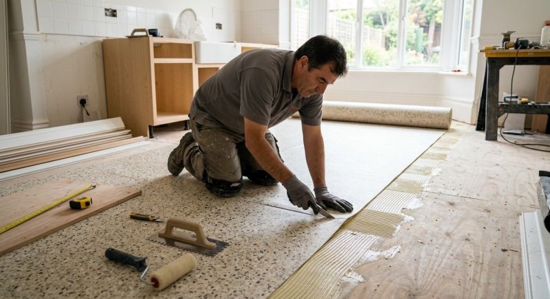 Linoleum Floor Installation in Norton, MA