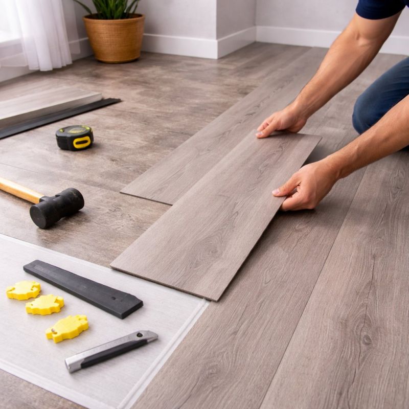 Luxury Vinyl Tile Installation in Raynham, MA