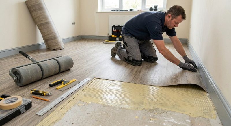 Sheet Flooring Installation in Roslindale, MA