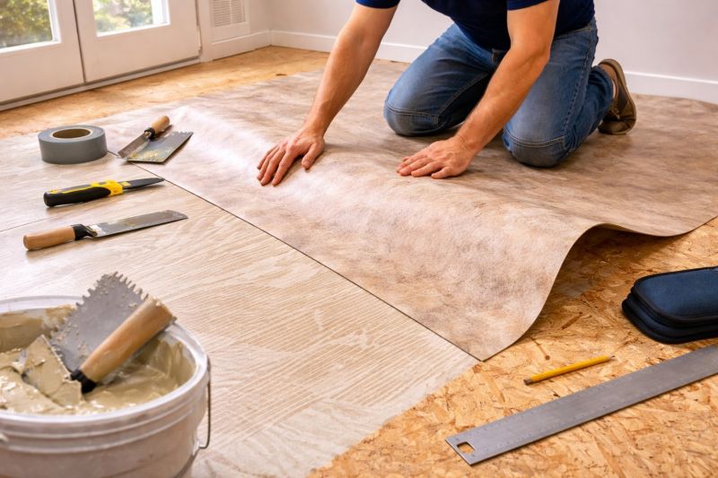 Sheet Flooring Installation in Somerset, MA