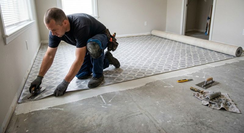 Sheet Flooring Installation in Wellesley, MA