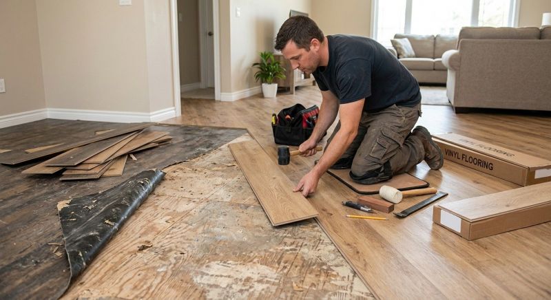 Vinyl Flooring Installation in East Weymouth, MA
