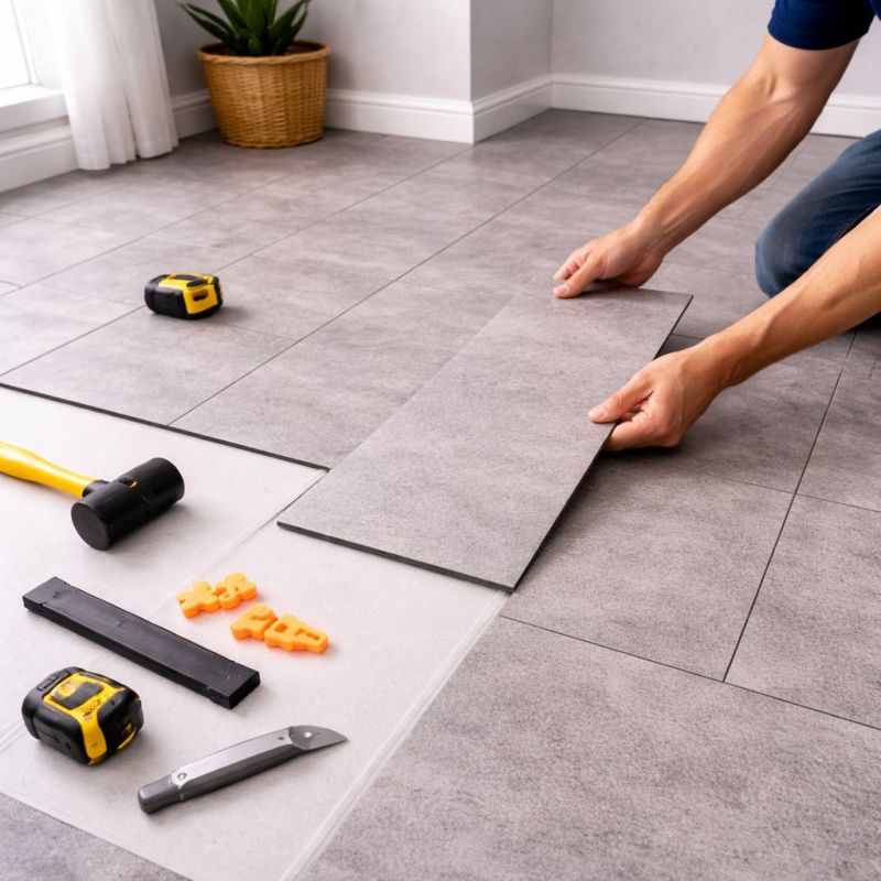 Vinyl Tile Installation in Foxboro, MA