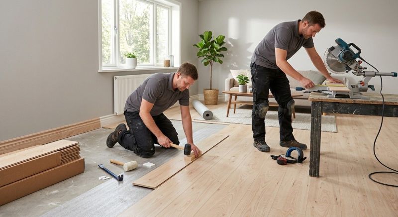 Wood Laminate Installation in Foxboro, MA