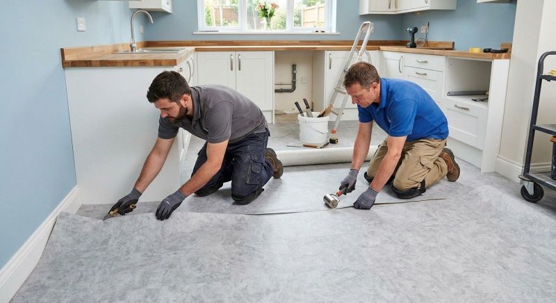 Sheet Linoleum Installation in Weymouth, MA